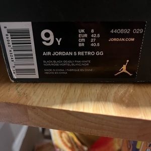 Retro Jordan 5 Black Deadly Pink